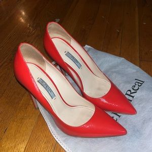 red prada heels